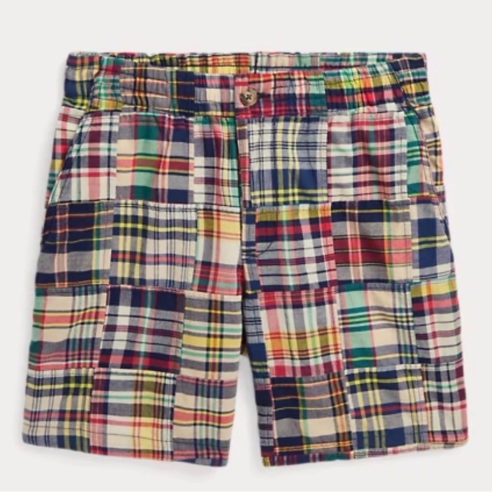 Ralph Lauren Madras Shorts Boys 7